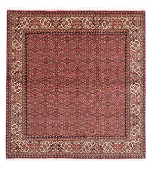 Alfombra persa - Bidjar cuadrado  - 208 x 200 cm - rojo claro