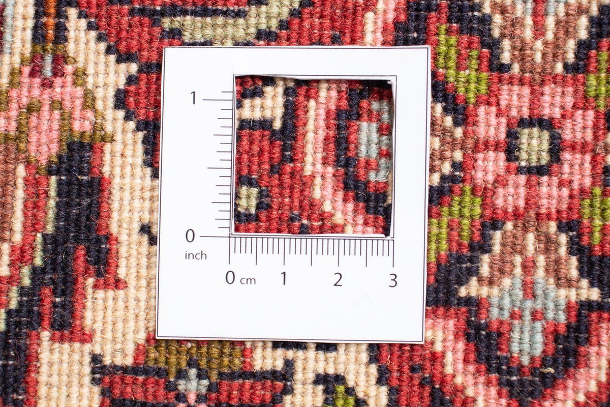 Alfombra persa - Bidjar cuadrado  - 208 x 200 cm - rojo claro