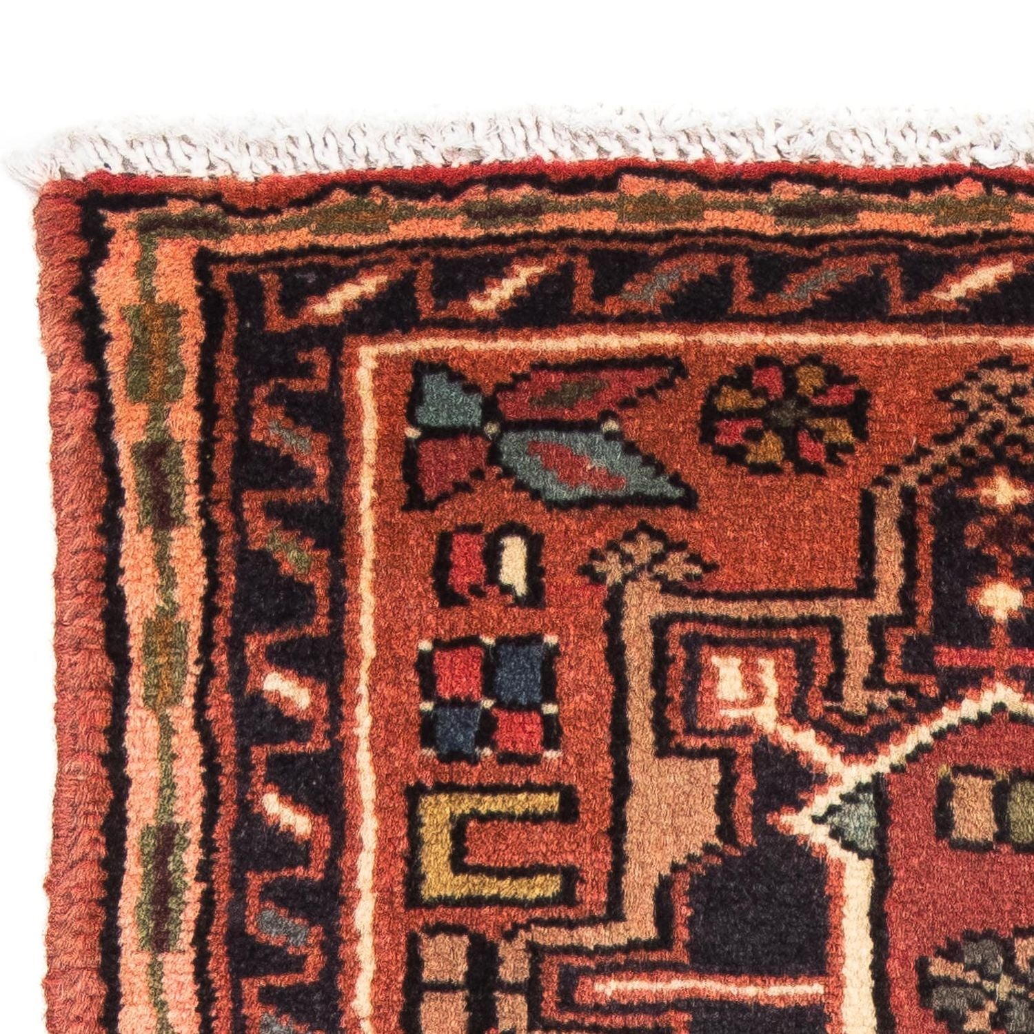 Alfombra persa - Nómada - 108 x 55 cm - marrón