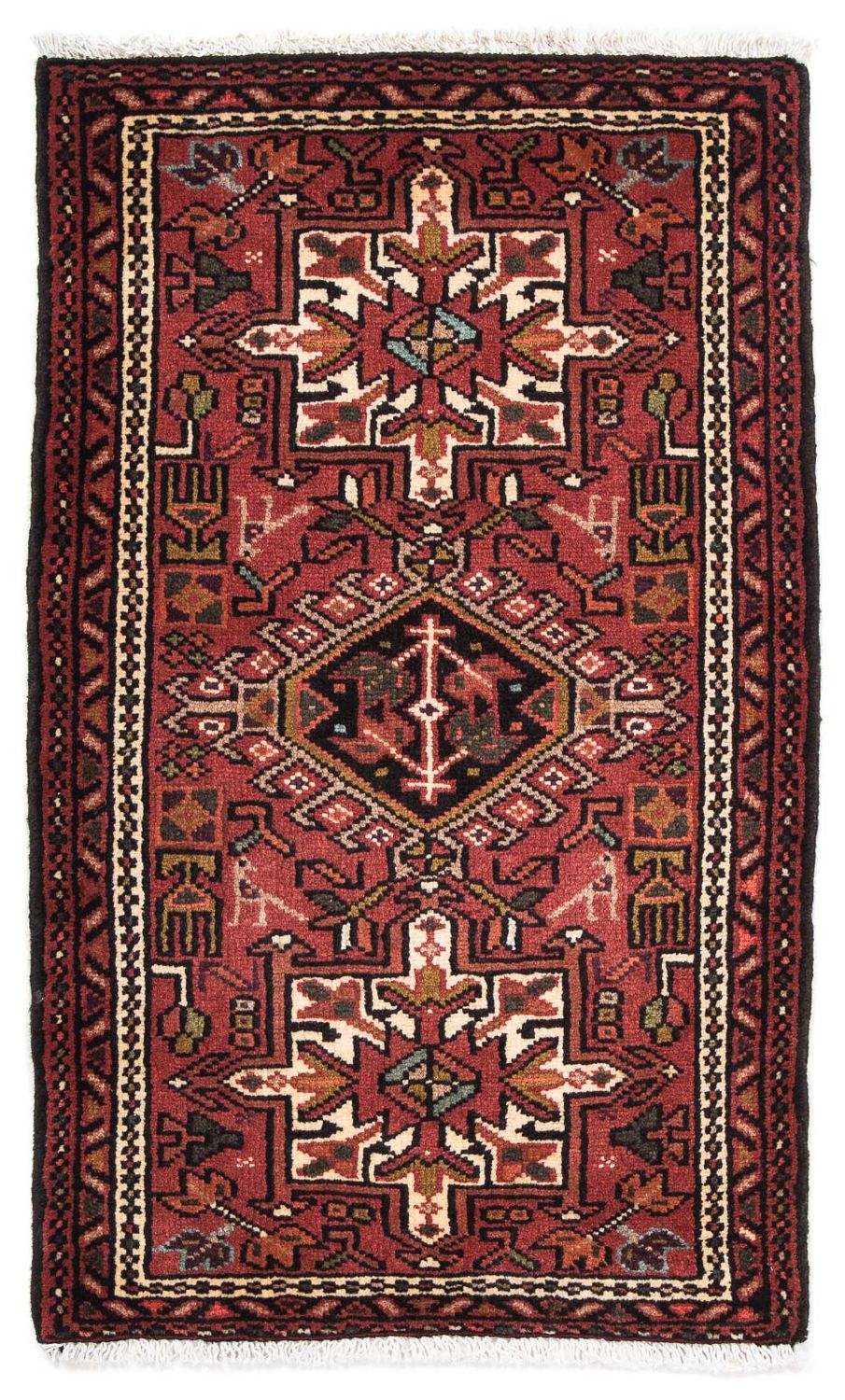 Alfombra persa - Nómada - 110 x 65 cm - marrón