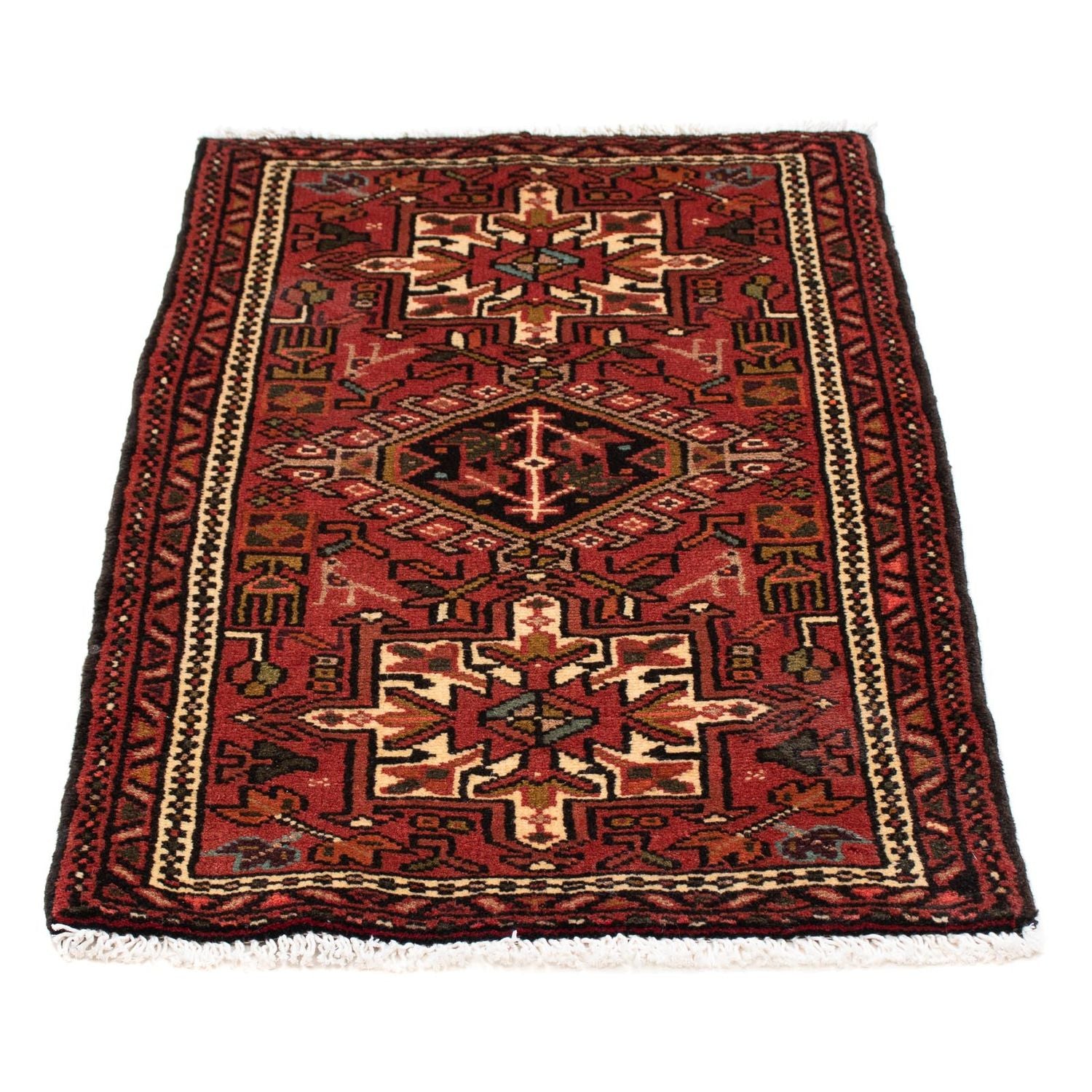 Alfombra persa - Nómada - 110 x 65 cm - marrón