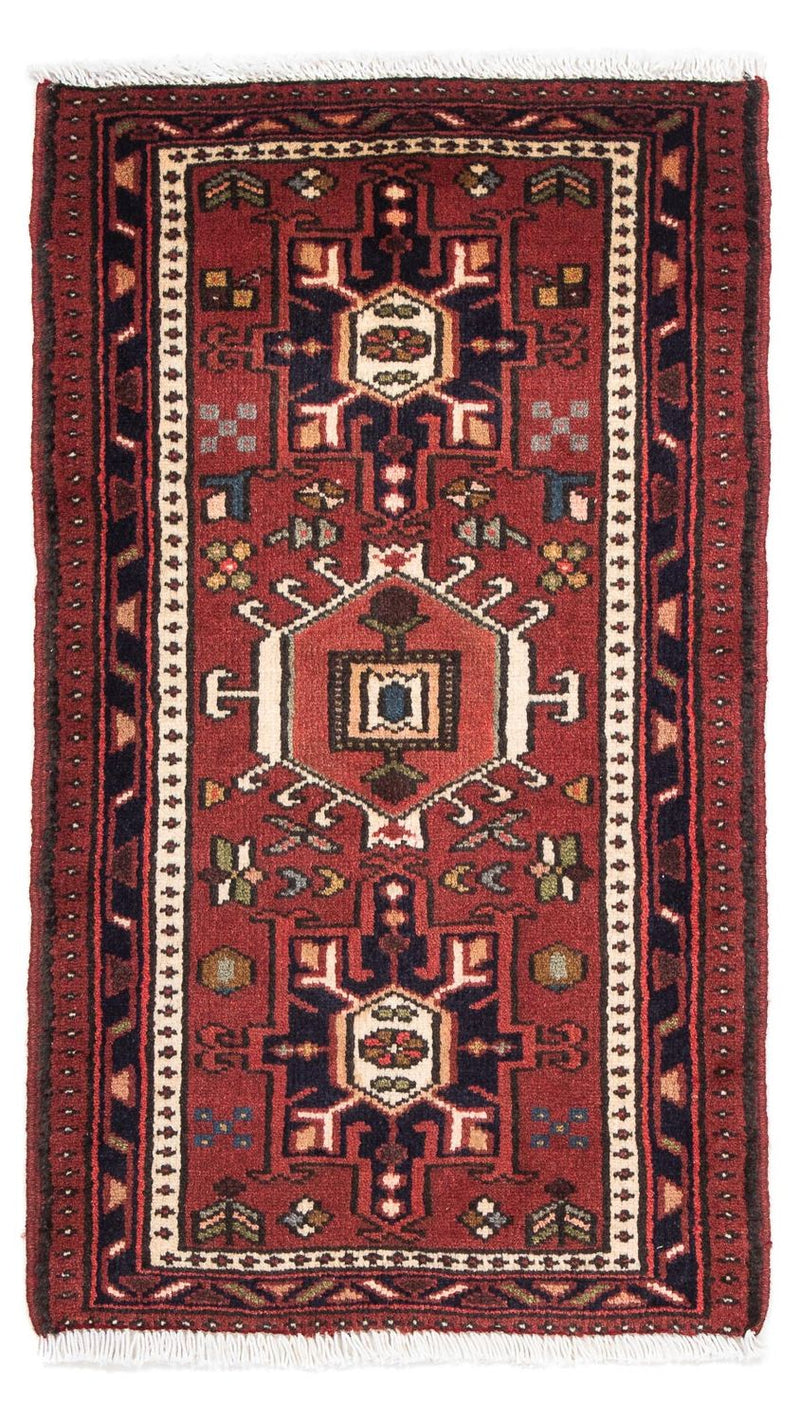 Alfombra persa - Nómada - 104 x 60 cm - marrón