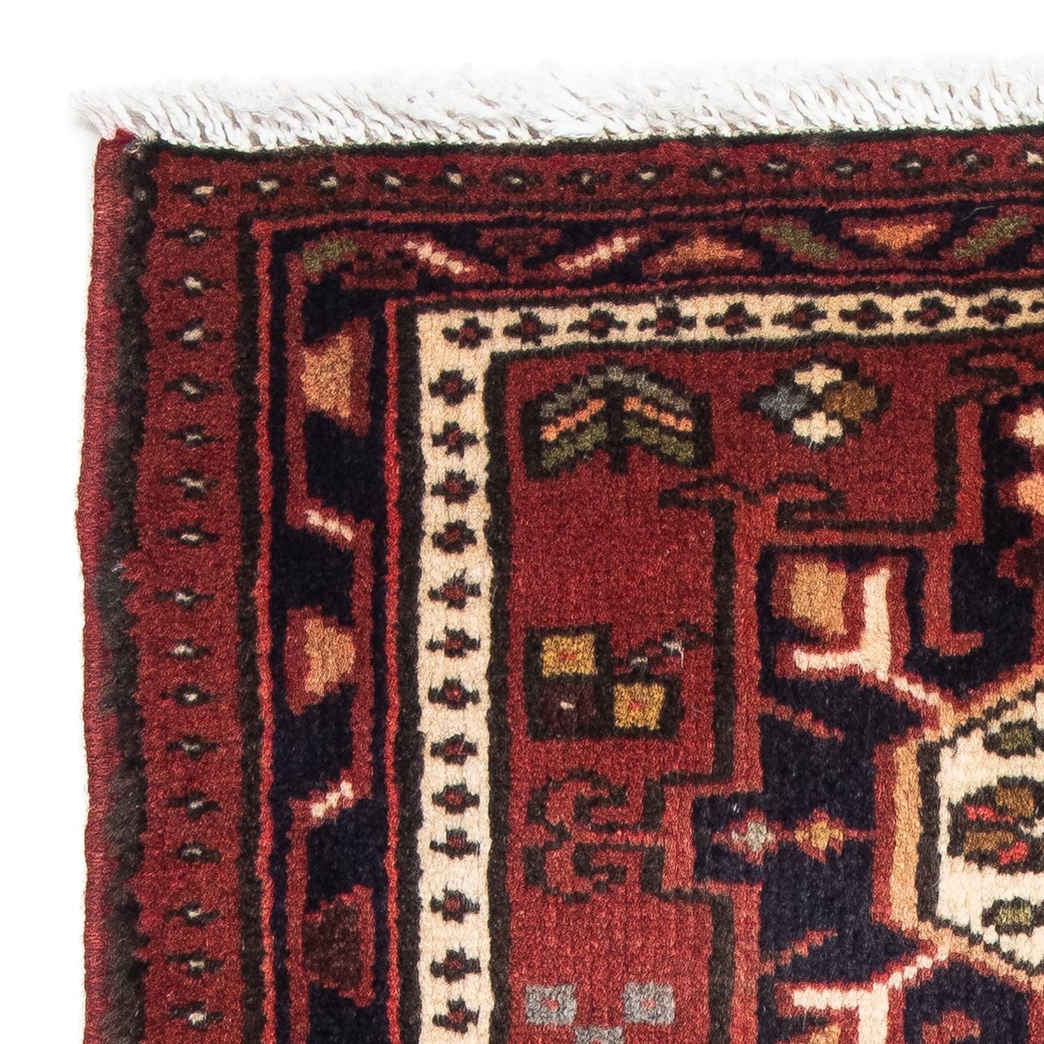 Alfombra persa - Nómada - 104 x 60 cm - marrón