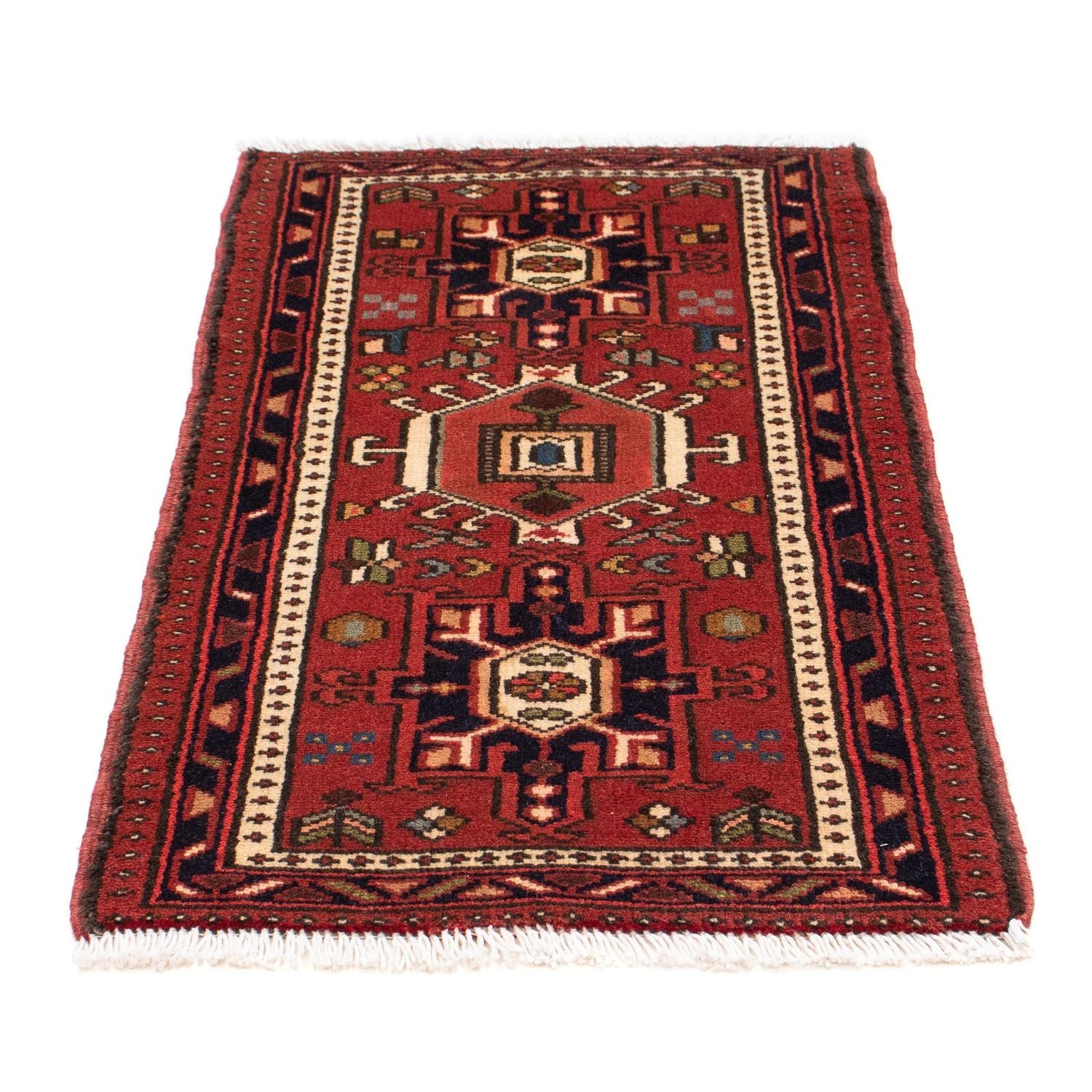 Alfombra persa - Nómada - 104 x 60 cm - marrón