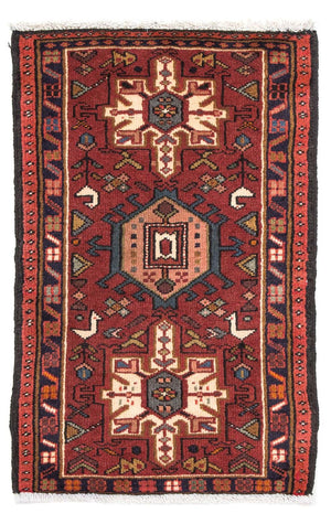 Alfombra persa - Nómada - 96 x 60 cm - marrón