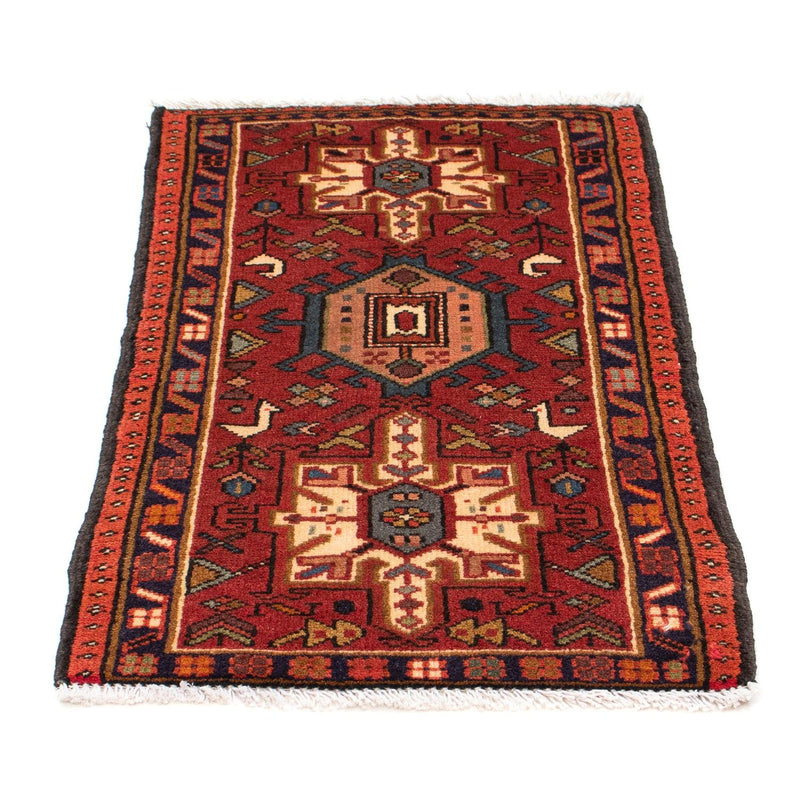 Alfombra persa - Nómada - 96 x 60 cm - marrón