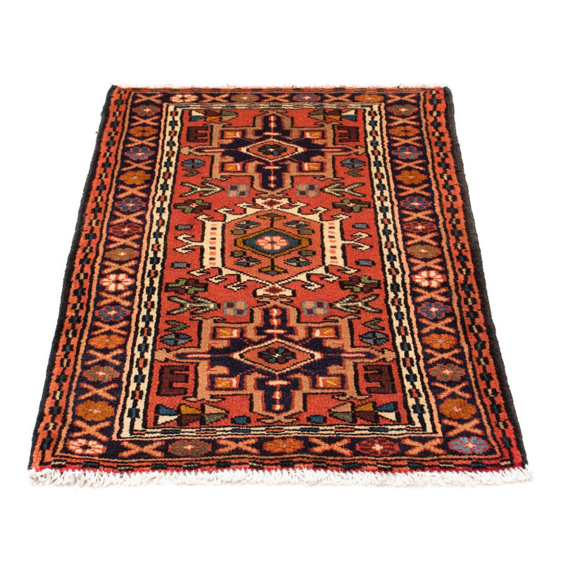 Alfombra persa - Nómada - 100 x 65 cm - rojo claro