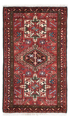 Alfombra persa - Nómada - 106 x 64 cm - rojo oscuro