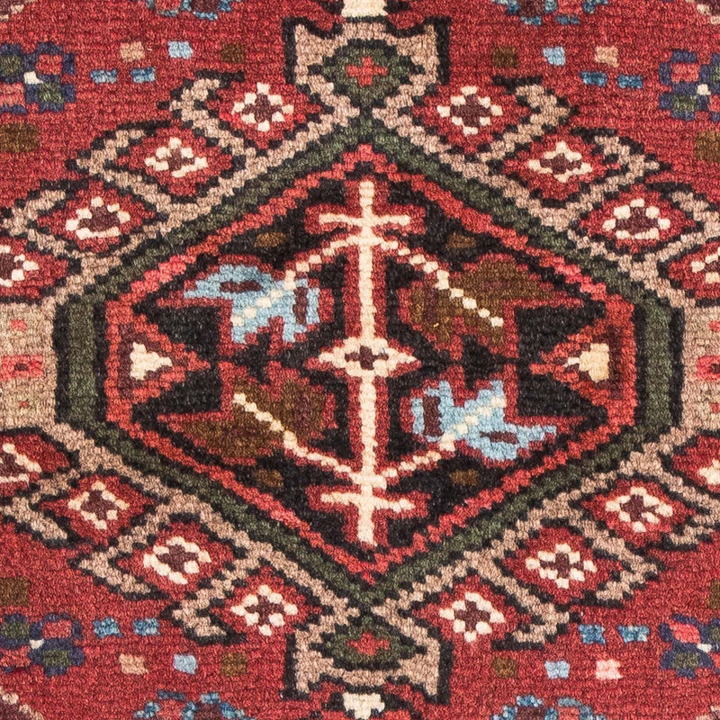 Alfombra persa - Nómada - 106 x 64 cm - rojo oscuro