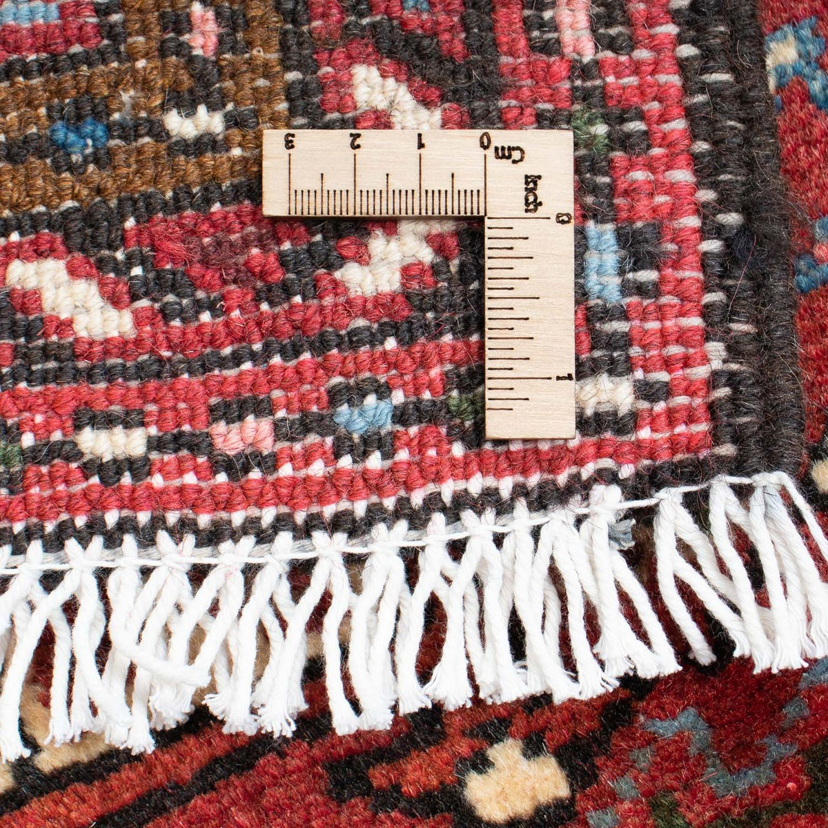 Alfombra persa - Nómada - 106 x 64 cm - rojo oscuro