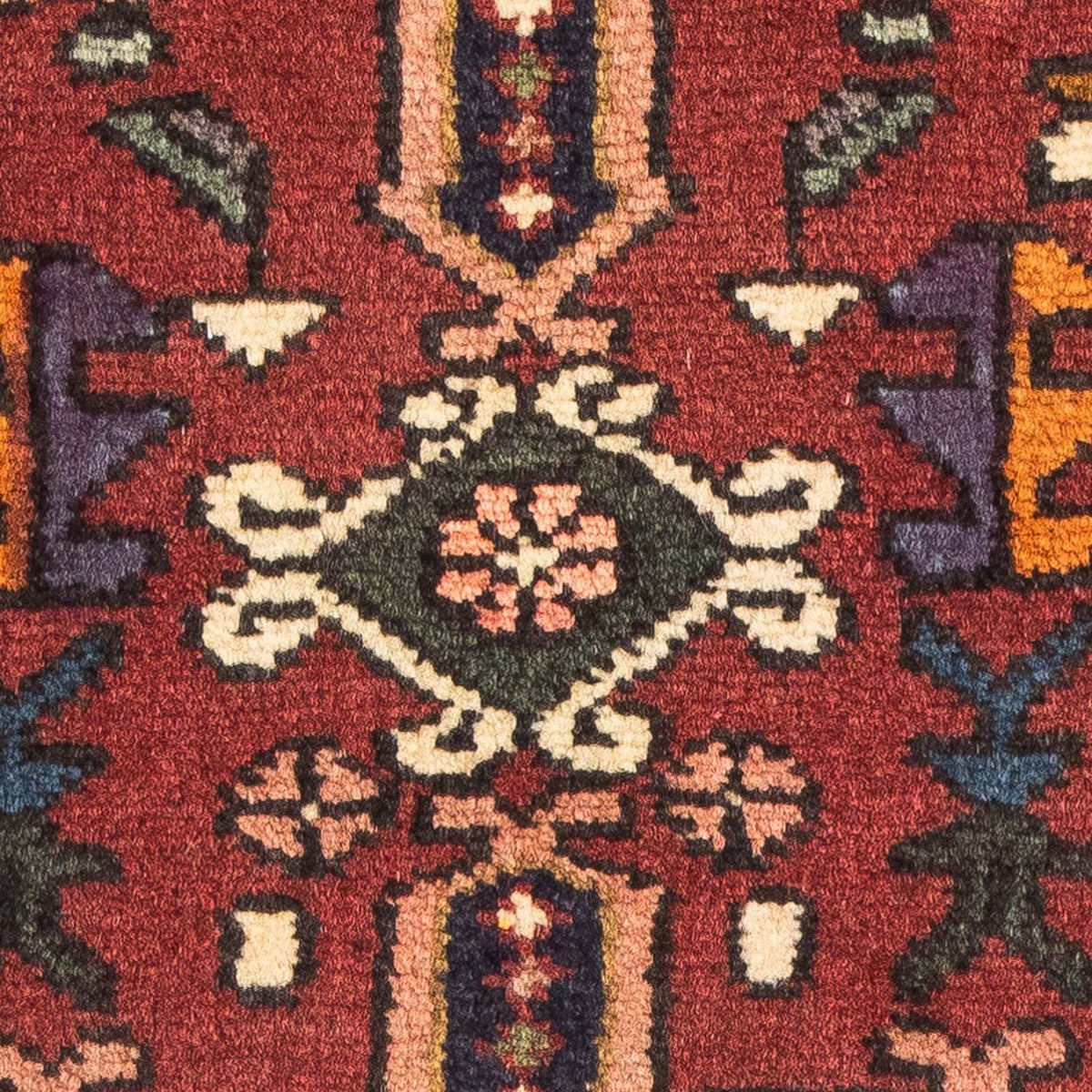 Alfombra persa - Nómada - 100 x 72 cm - marrón