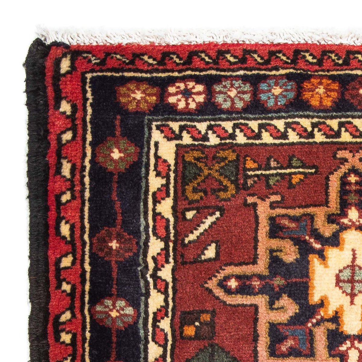 Alfombra persa - Nómada - 100 x 72 cm - marrón