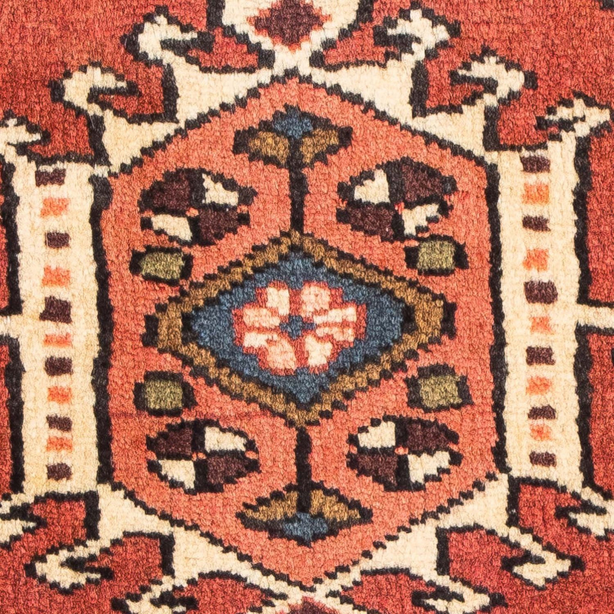 Alfombra persa - Nómada - 95 x 70 cm - rojo claro