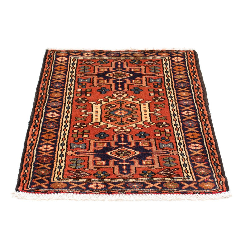 Alfombra persa - Nómada - 95 x 70 cm - rojo claro