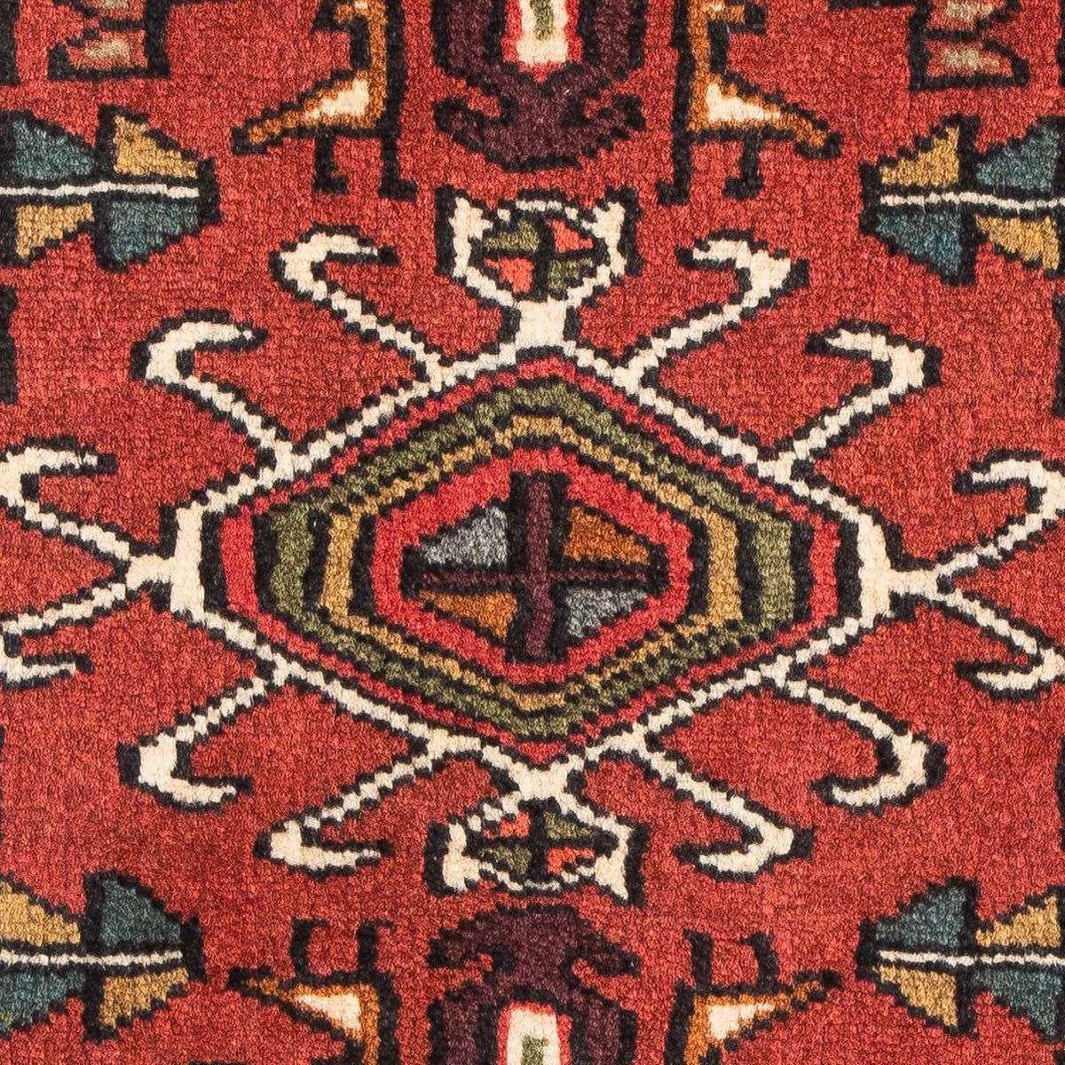 Alfombra persa - Nómada - 100 x 65 cm - marrón