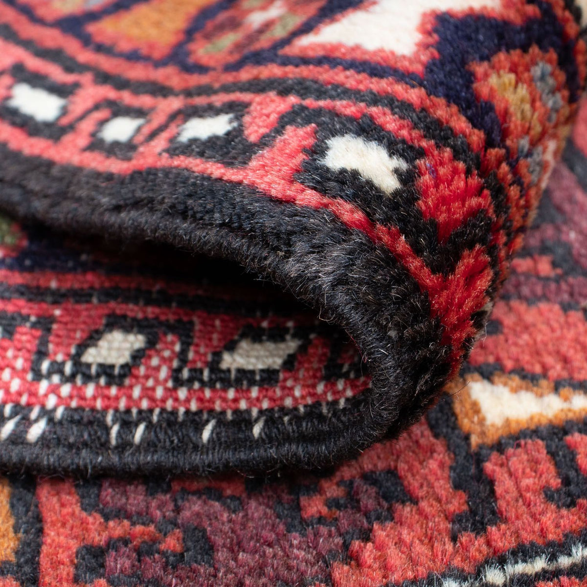 Alfombra persa - Nómada - 100 x 65 cm - marrón