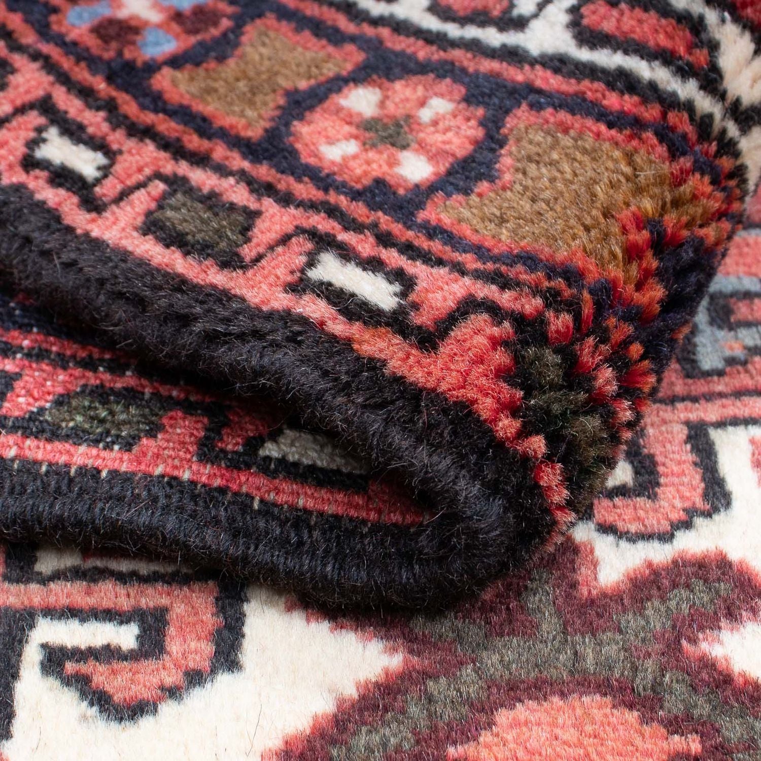 Alfombra persa - Nómada - 105 x 65 cm - marrón