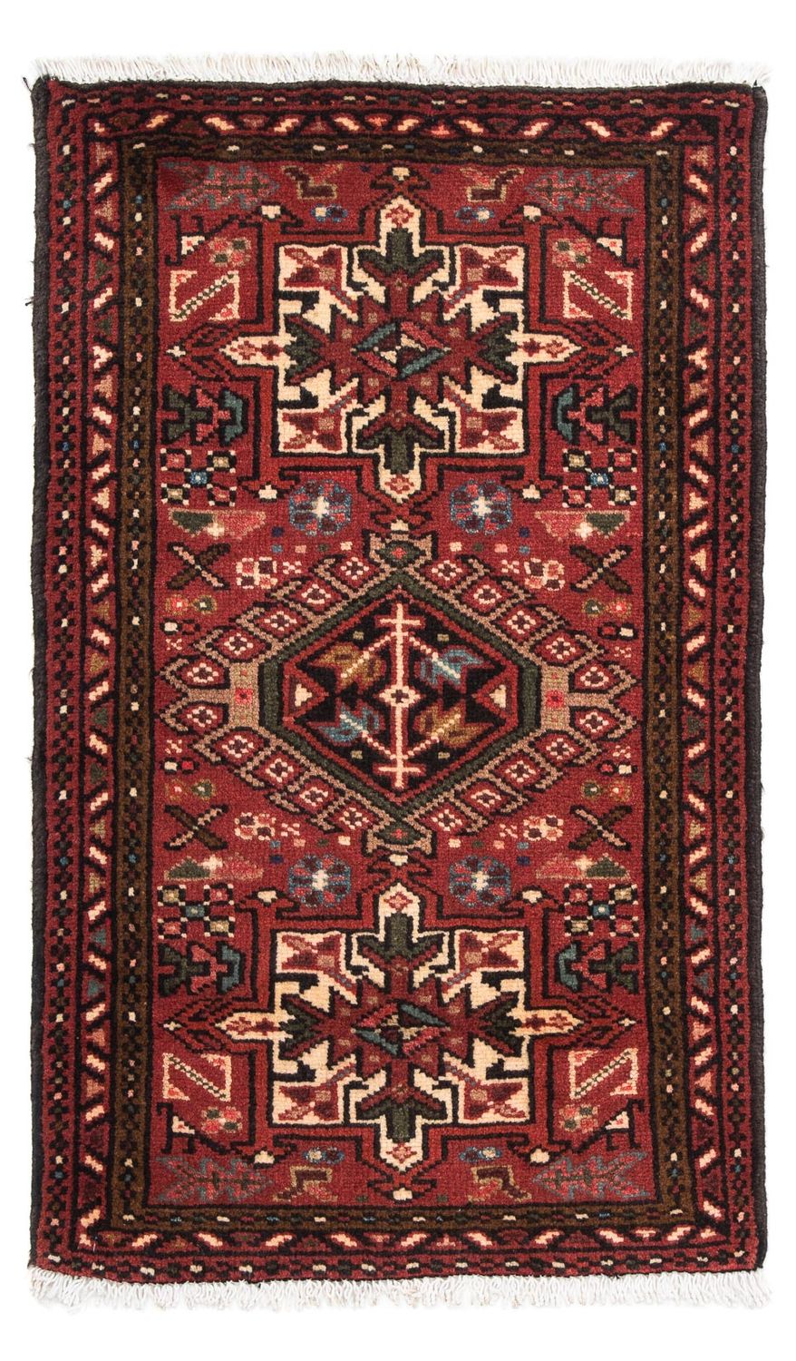 Alfombra persa - Nómada - 105 x 66 cm - rojo oscuro