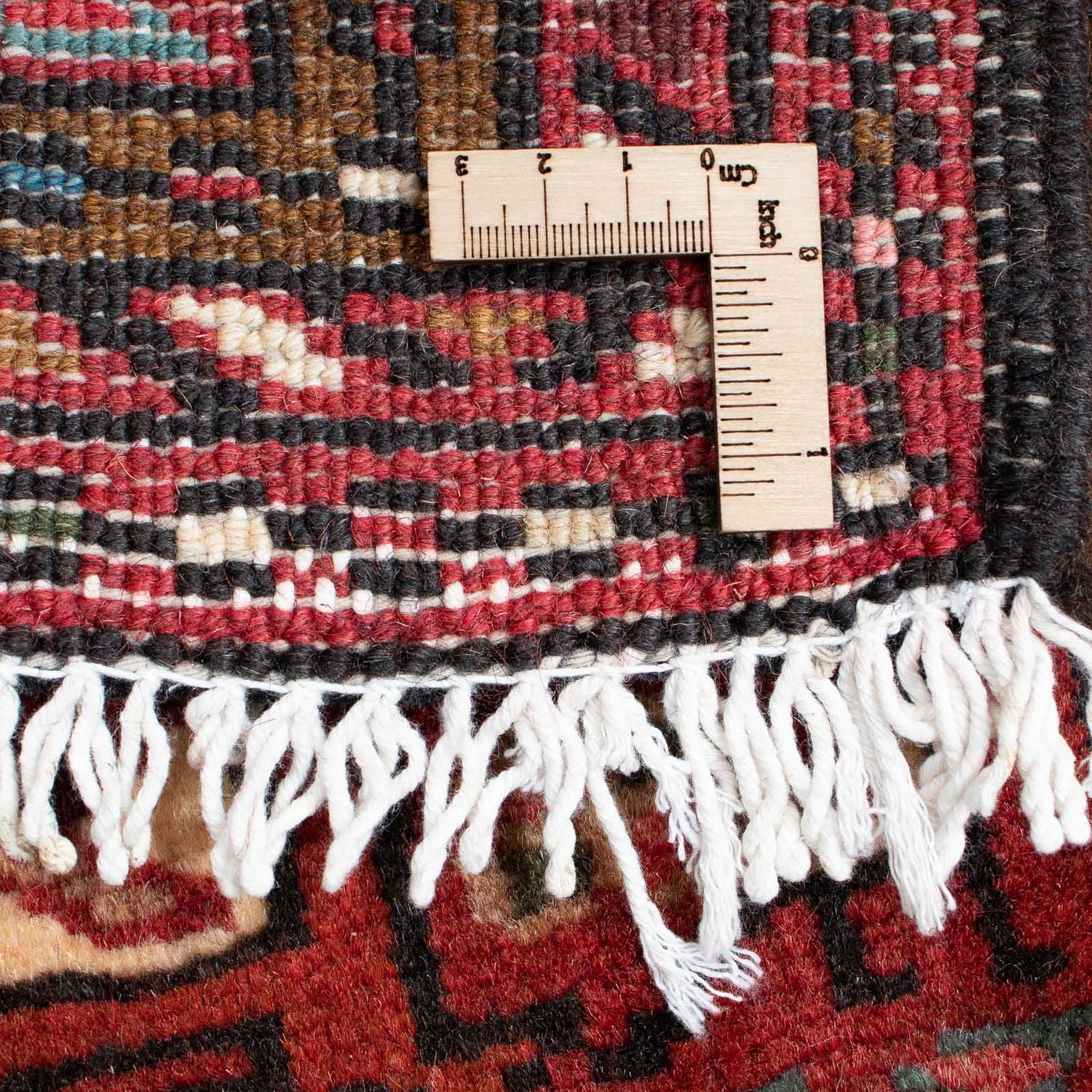 Alfombra persa - Nómada - 105 x 66 cm - rojo oscuro
