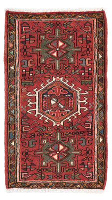 Alfombra persa - Nómada - 105 x 60 cm - rojo oscuro