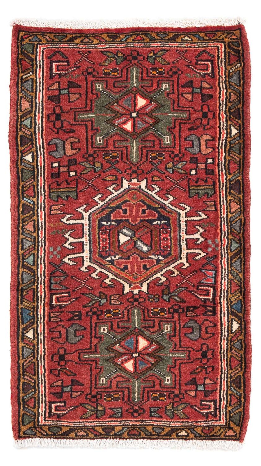 Alfombra persa - Nómada - 105 x 60 cm - rojo oscuro