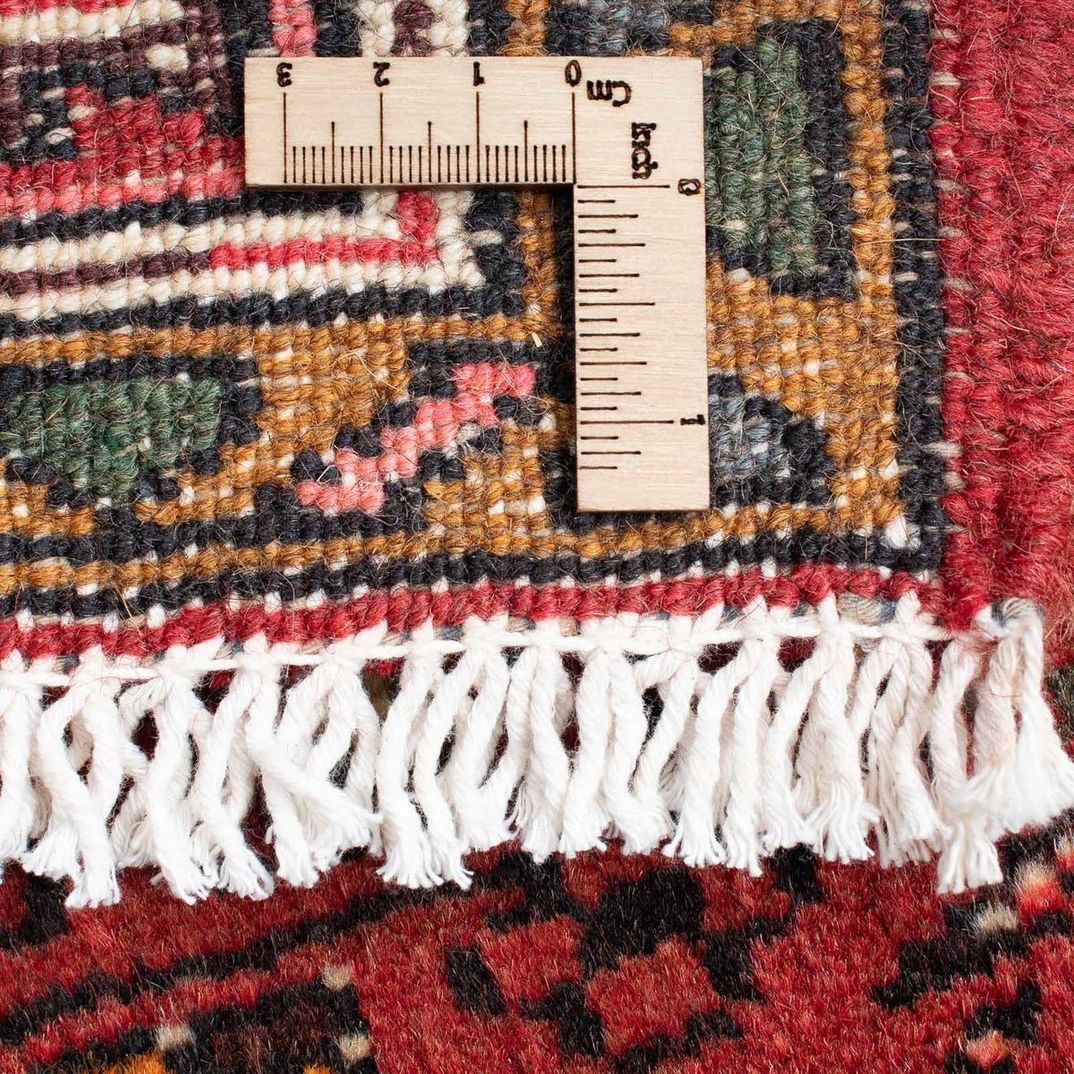 Alfombra persa - Nómada - 105 x 60 cm - rojo oscuro