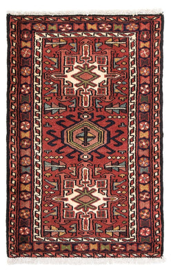 Alfombra persa - Nómada - 105 x 65 cm - rojo oscuro
