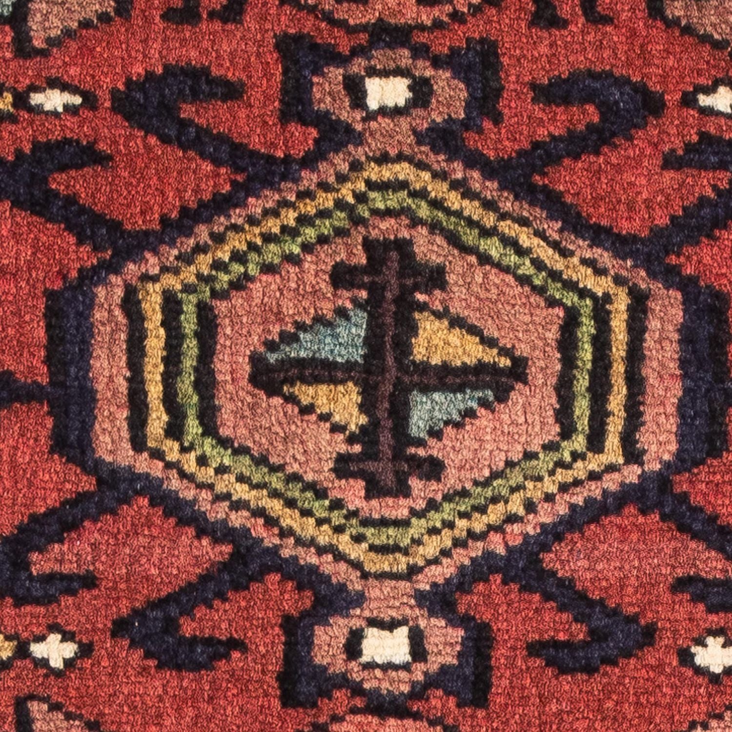 Alfombra persa - Nómada - 105 x 65 cm - rojo oscuro