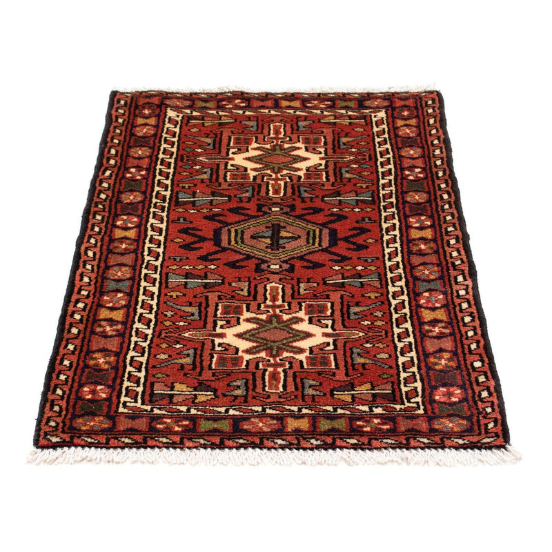 Alfombra persa - Nómada - 105 x 65 cm - rojo oscuro