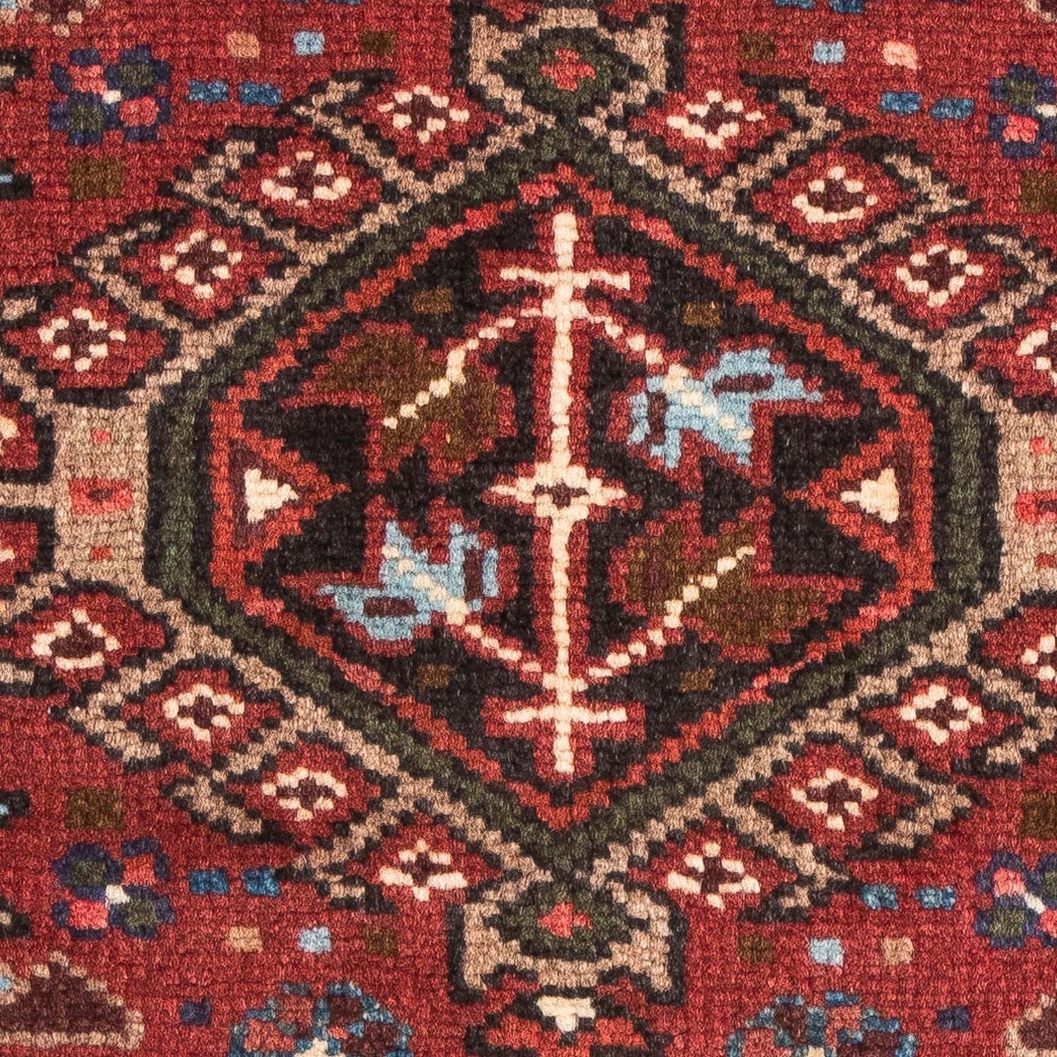 Alfombra persa - Nómada - 108 x 65 cm - rojo oscuro