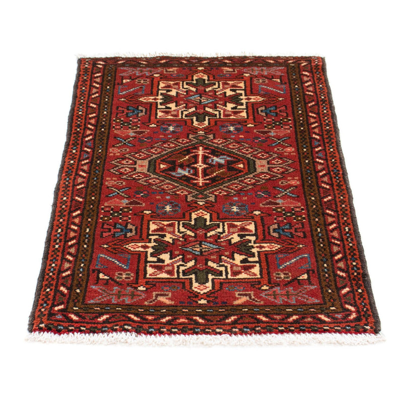 Alfombra persa - Nómada - 108 x 65 cm - rojo oscuro