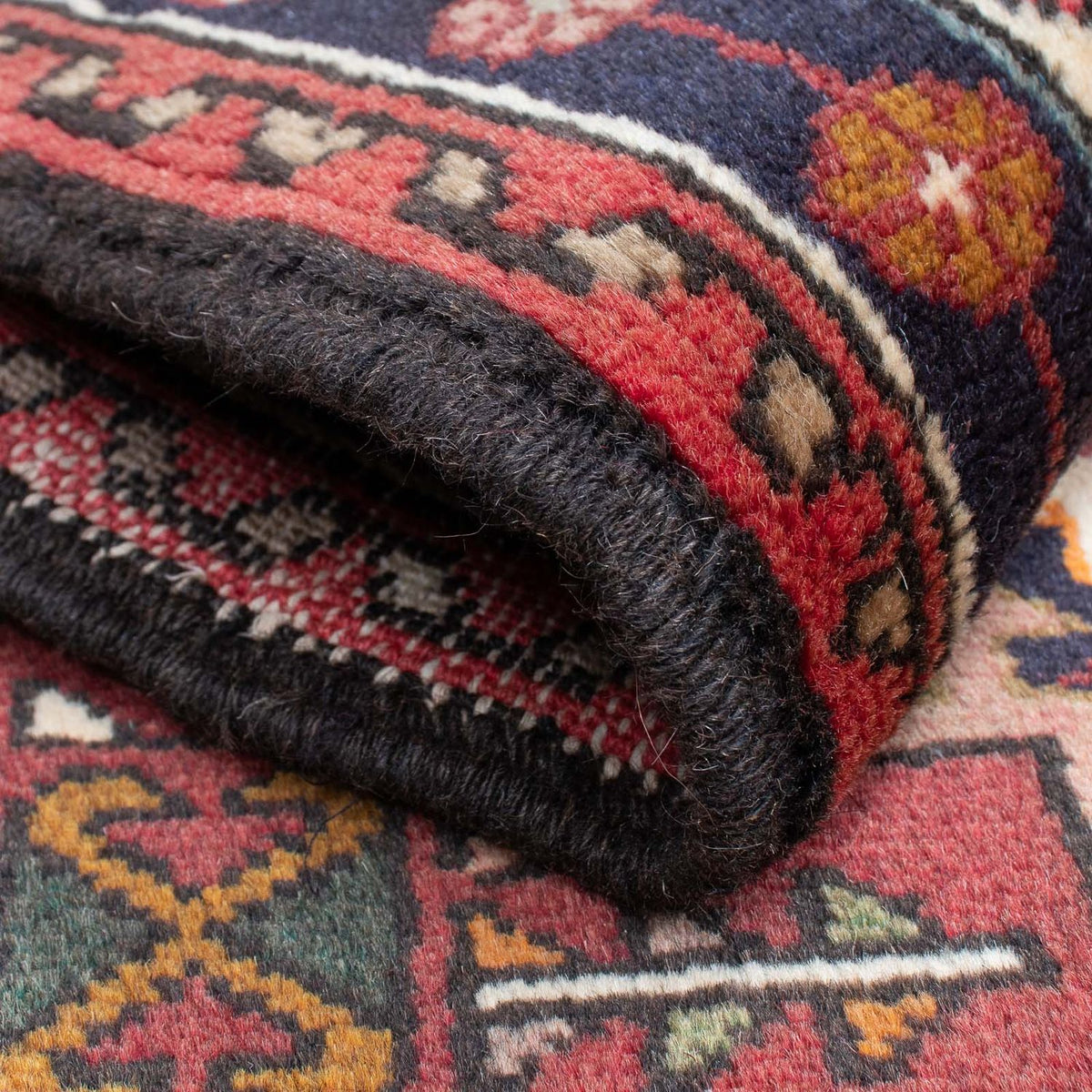 Alfombra persa - Nómada - 105 x 75 cm - rojo oscuro