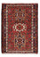 Alfombra persa - Nómada - 98 x 70 cm - rojo oscuro