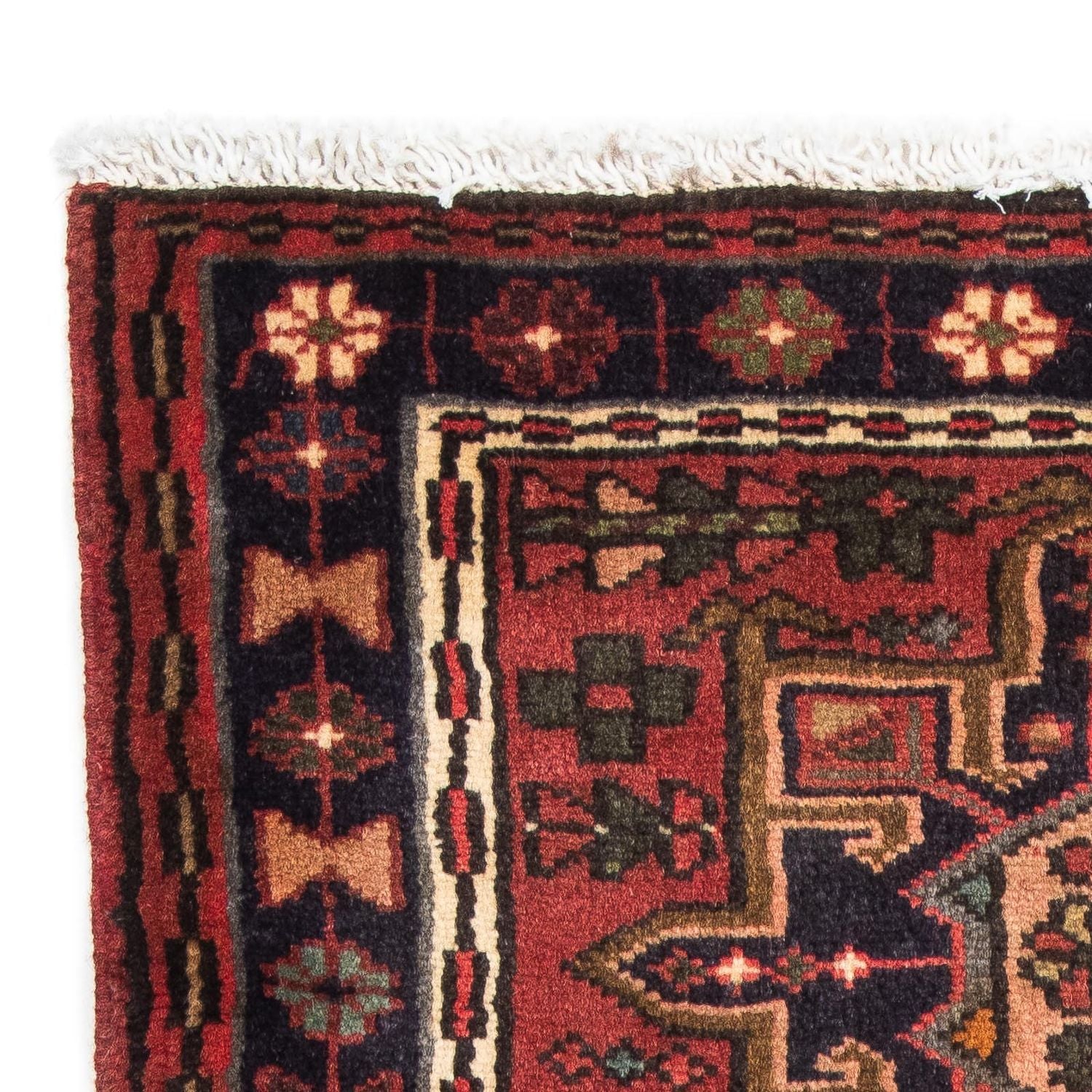 Alfombra persa - Nómada - 110 x 72 cm - rojo oscuro
