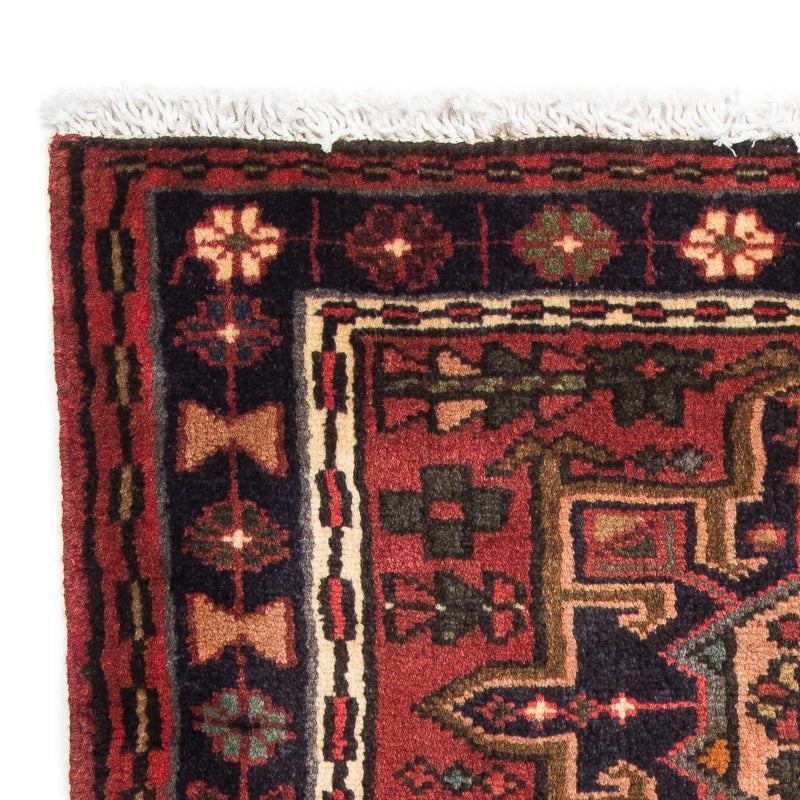 Alfombra persa - Nómada - 110 x 72 cm - rojo oscuro