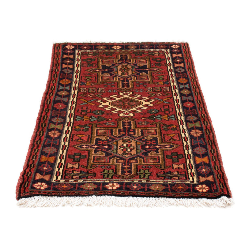 Alfombra persa - Nómada - 110 x 72 cm - rojo oscuro
