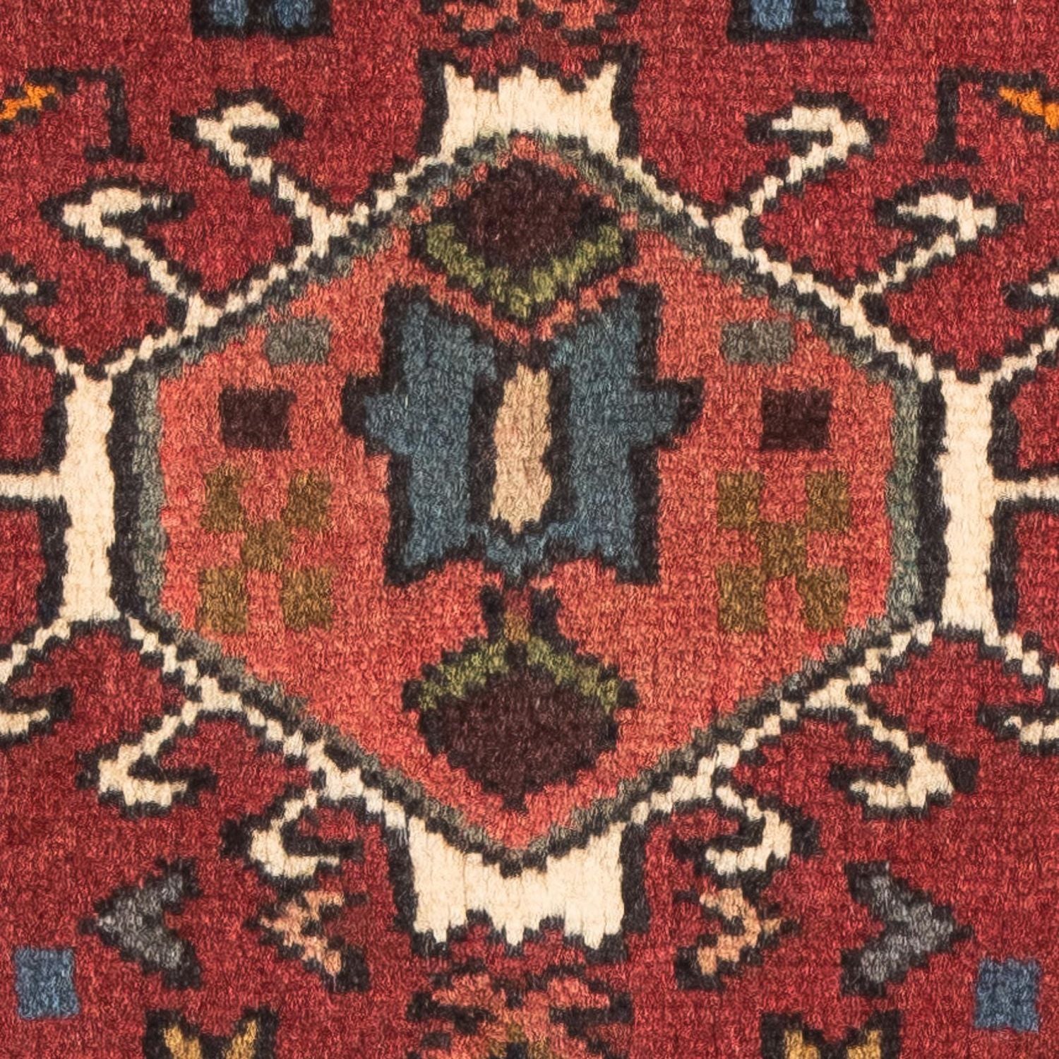 Alfombra persa - Nómada - 95 x 57 cm - óxido