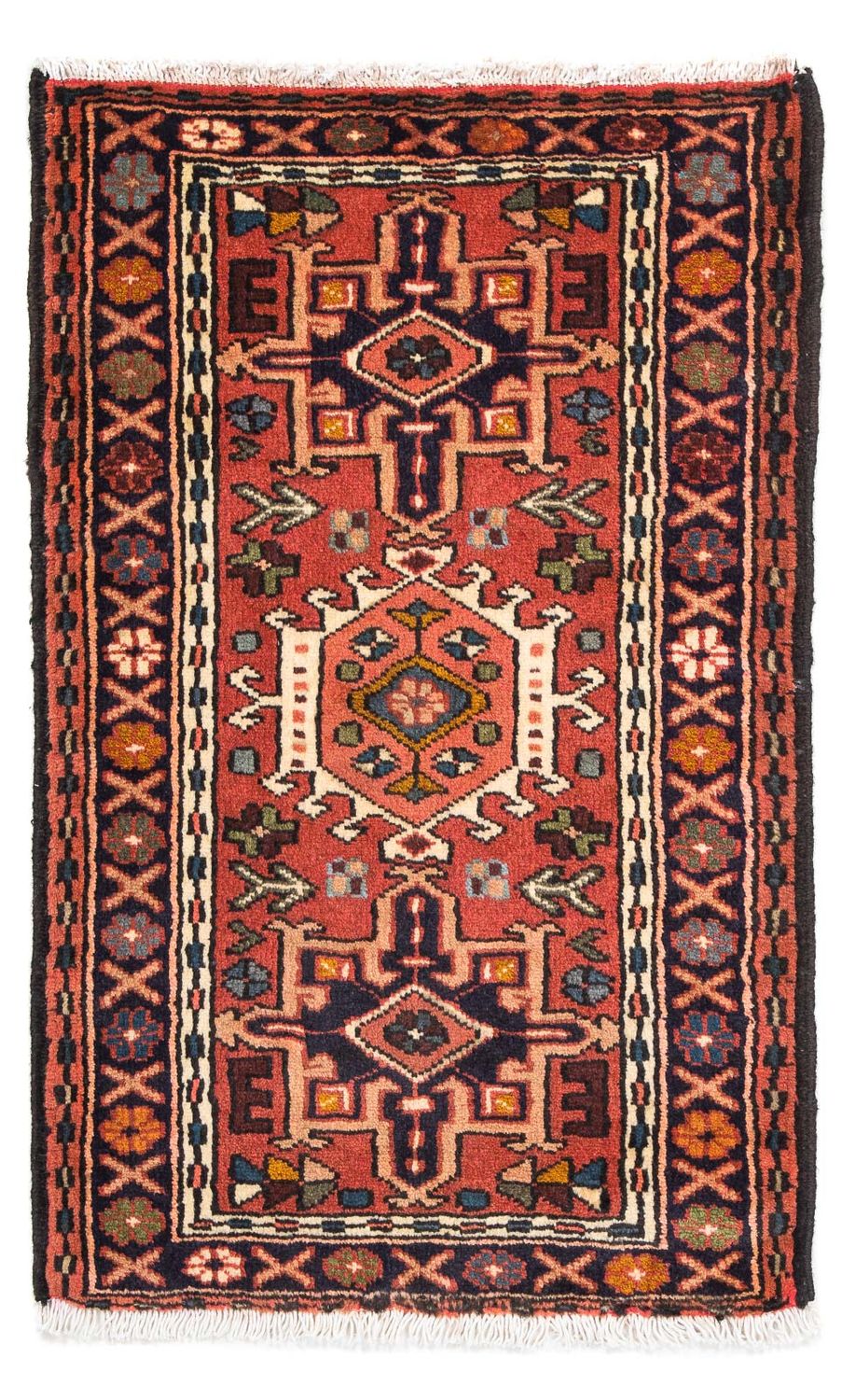 Alfombra persa - Nómada - 100 x 65 cm - óxido