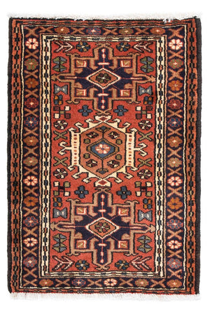 Alfombra persa - Nómada - 98 x 70 cm - óxido