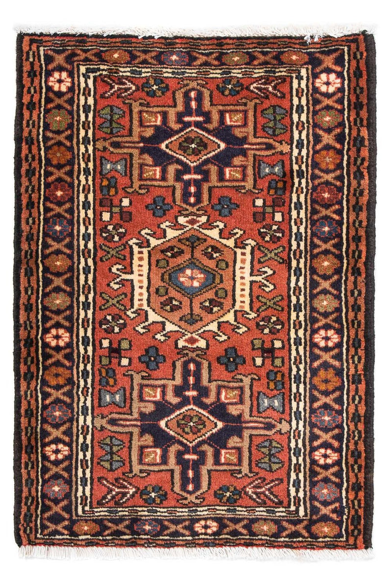 Alfombra persa - Nómada - 98 x 70 cm - óxido