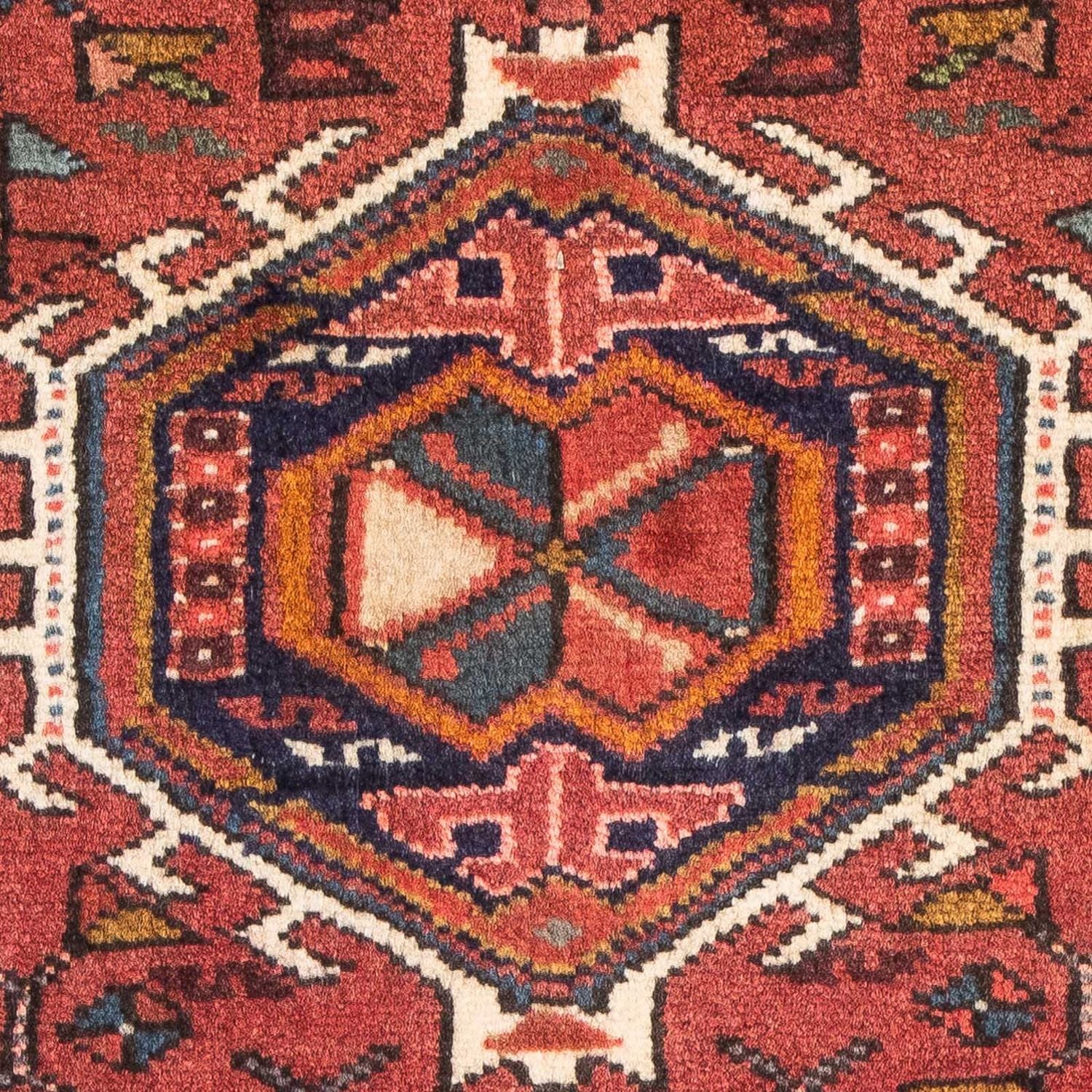 Alfombra persa - Nómada - 115 x 75 cm - rojo oscuro
