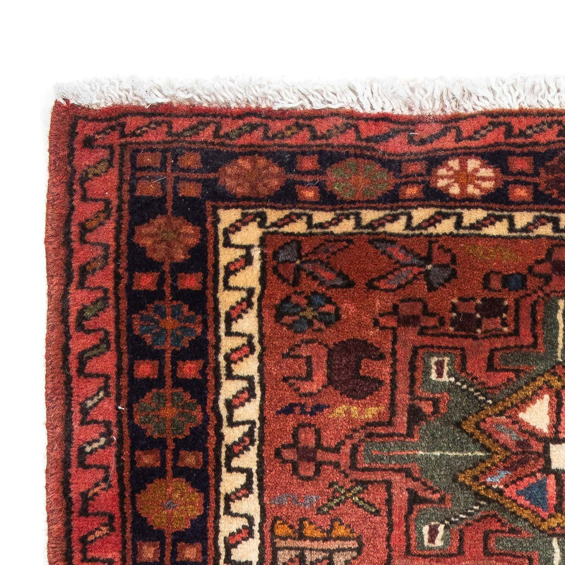 Alfombra persa - Nómada - 115 x 75 cm - rojo oscuro