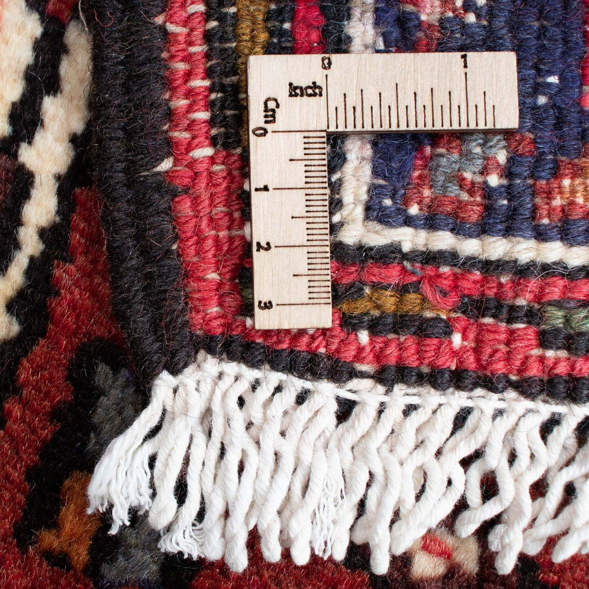 Alfombra persa - Nómada - 100 x 73 cm - rojo oscuro