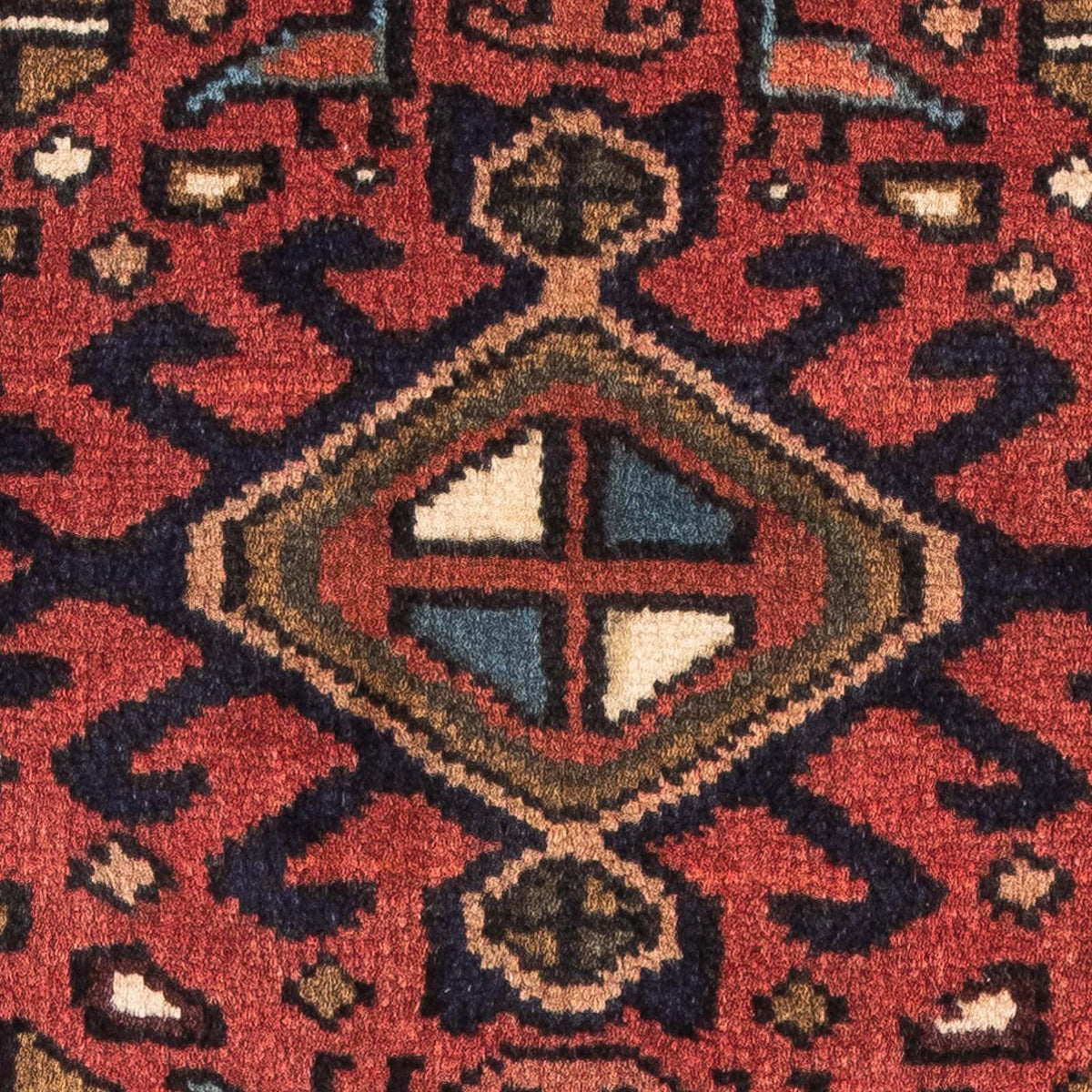 Alfombra persa - Nómada - 100 x 67 cm - rojo oscuro