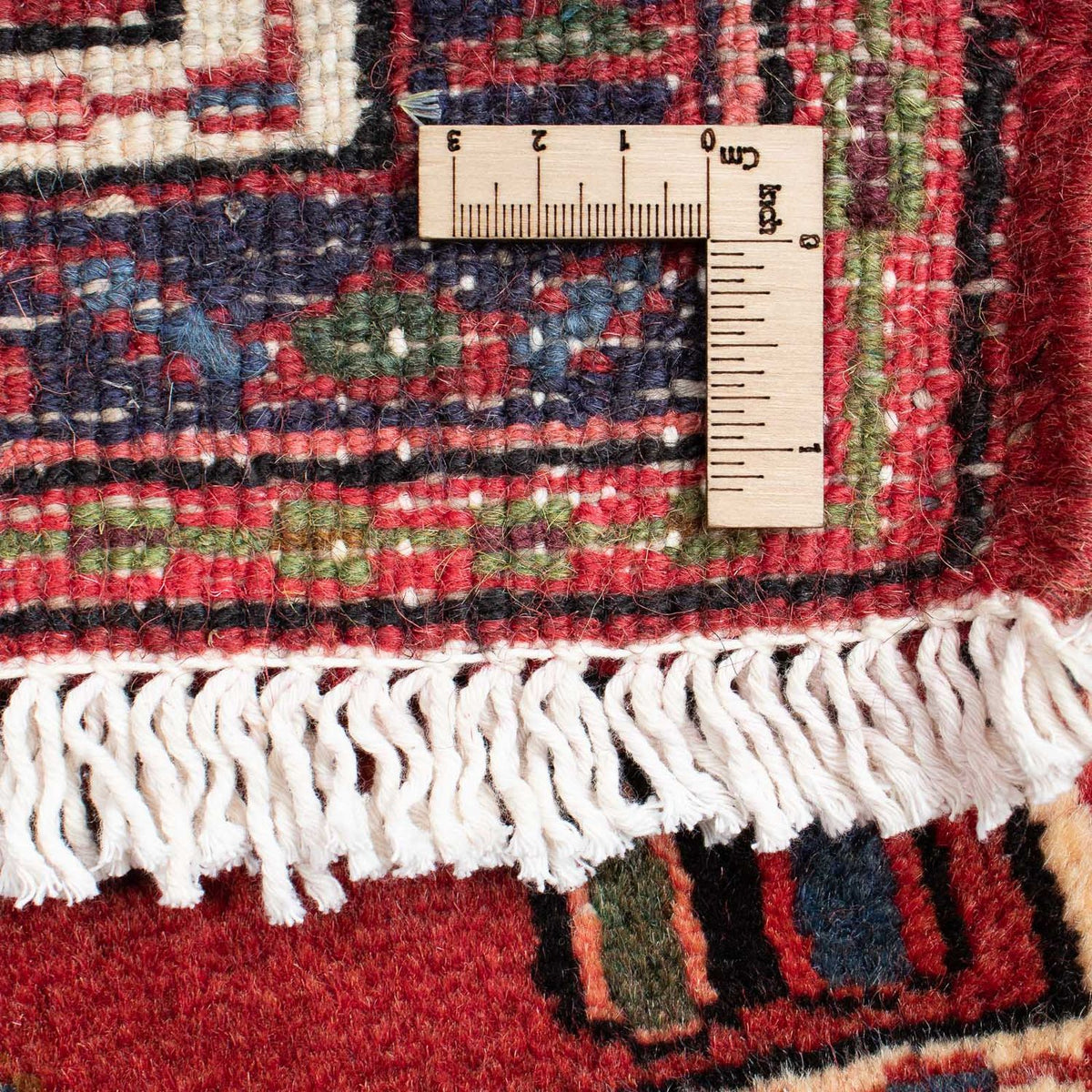 Alfombra persa - Nómada - 98 x 70 cm - rojo oscuro