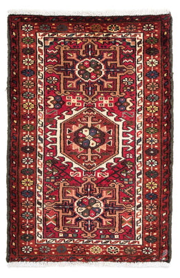 Alfombra persa - Nómada - 105 x 70 cm - rojo oscuro