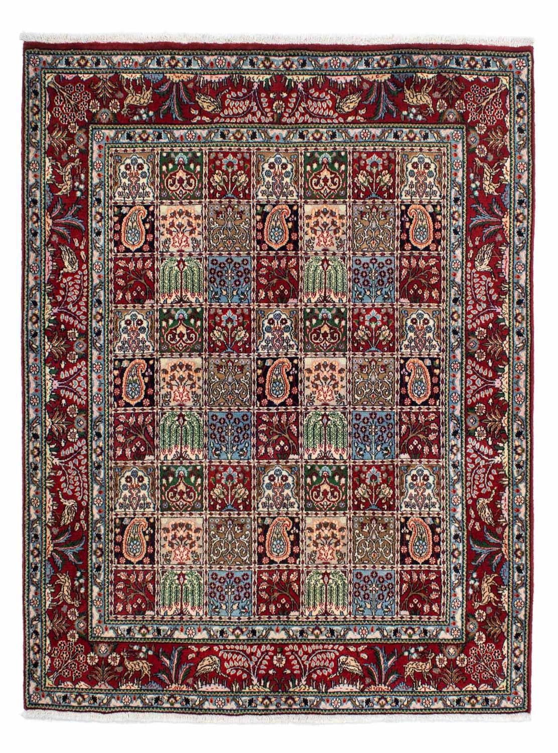 Alfombra persa - Clásica - 196 x 149 cm - rojo oscuro