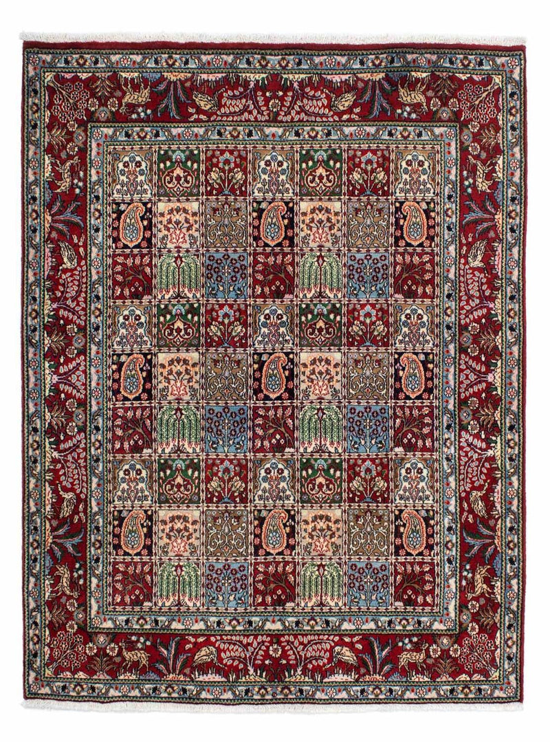 Alfombra persa - Clásica - 196 x 149 cm - rojo oscuro