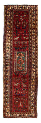 Alfombra de pasillo Alfombra persa - Nómada - 337 x 103 cm - rojo oscuro