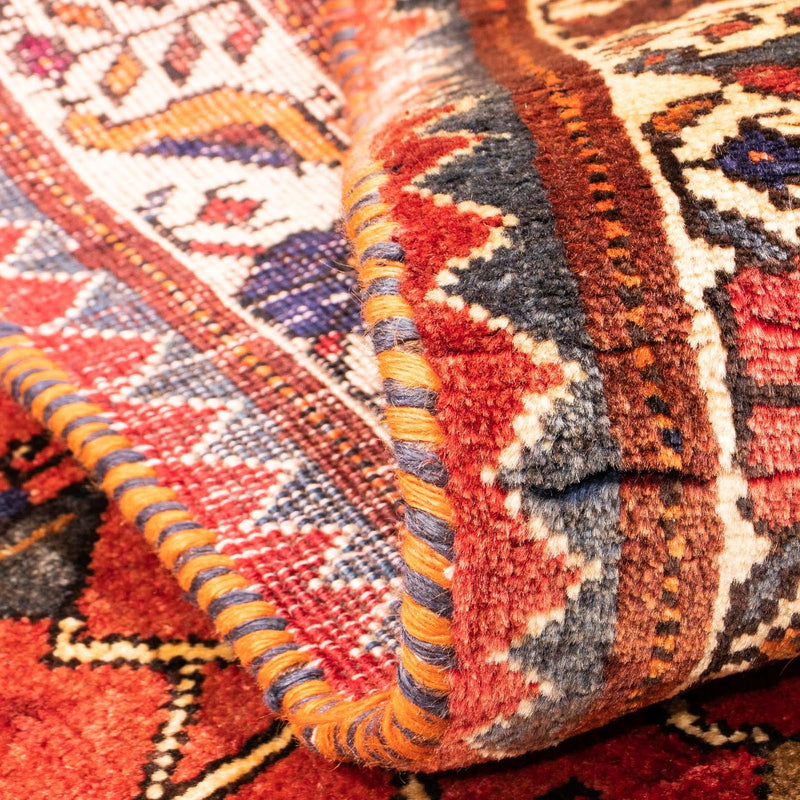 Alfombra persa - Nómada - 170 x 118 cm - rojo oscuro